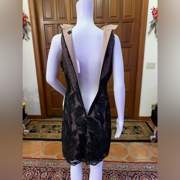 Aidan Mattox High Neck Cocktail Dress, size 4 - Picture 7 of 8